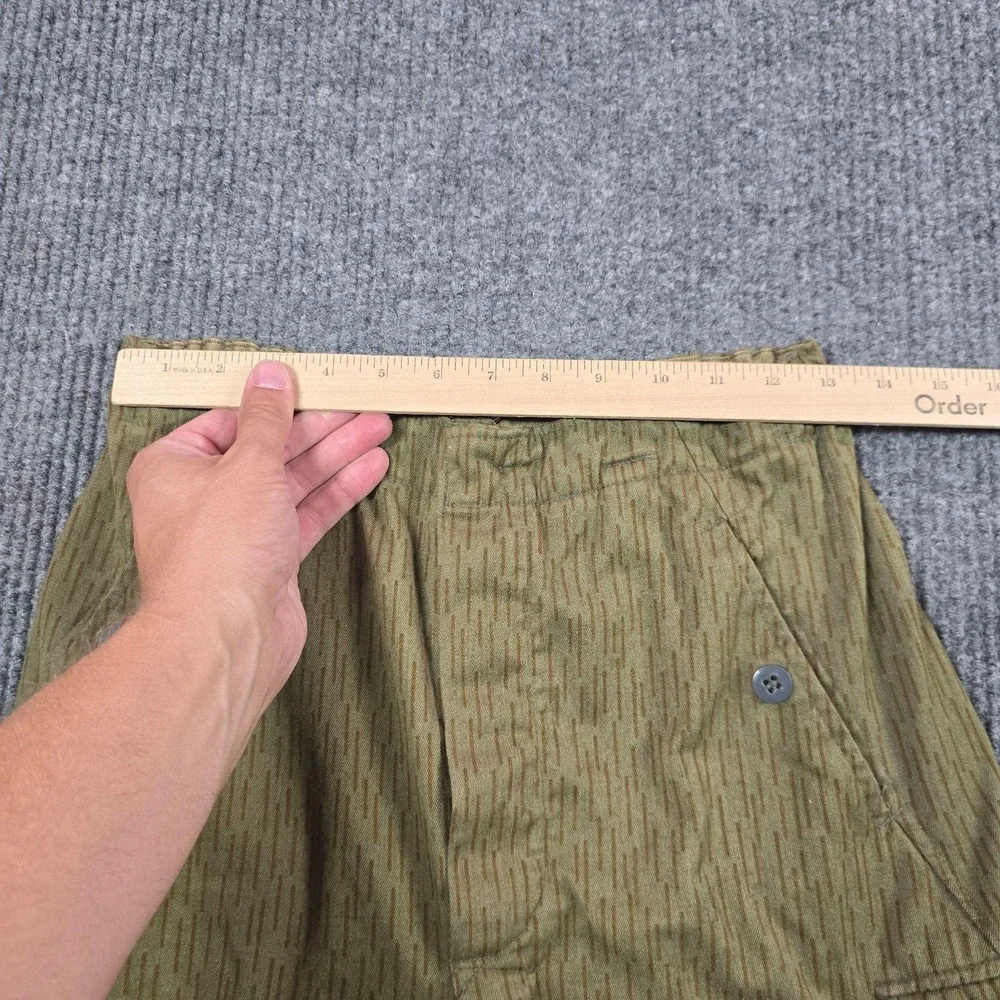 East German Army NVA Strichtarn Rain Camo Field Pants G44 28